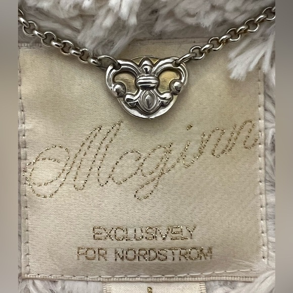 McGinn Exclusively For Nordstrom Faux Fur/Suede Jacket L - Picture 3 of 4